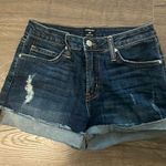 Just Black Women’s  Dark Wash Distressed Denim Shorts, Size 25 Photo 0