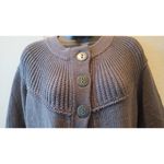 Apt. 9   Womens Beige Short Sleeve A-line cropped Cardigan w 3 Buttons Size Medium Photo 1