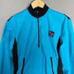 Vintage Bellwether Biking Jacket Blue Black Zip Photo 2