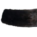 Vintage Elegant Black Mink Off The Shoulder Stole Collar Photo 11