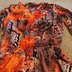 Hale Bob  red colorful romper small Photo 3