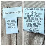 Soft Surroundings NWOT  Neutral Taupe Linen Pull On Pants Size Large Photo 7