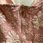 SheIn  Pink Floral Mini Bubble Dress Size 1X Photo 3