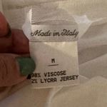 Maurice Malone 100% satin trim puff skirt size Medium New with tags super rare! White Photo 6