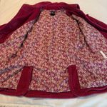 Gap VTG  Stretch Corduroy Jacket Women’s Size 2 Floral Lined Button Front Photo 11