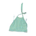 ZARA NWT  JACQUARD CROP TOP HALTER NECKLINE OPEN BACK MEDIUM Photo 8