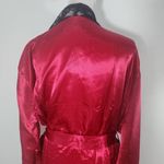 Frederick's of Hollywood Ruby Pink Satin Robe Size 1X NWT Lingerie Shower Photo 5