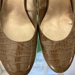 Anne Klein Tan crocodile embossed faux leather heels with a 2" heel 10 Photo 1