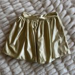 Lucy in the Sky Gold Metallic Mini Skirt Photo 1
