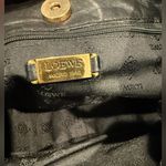 Loewe Vintage  Flamenco Knot Drawstring Bag Black Nappa Leather Pouch Clutch Photo 5