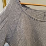 Beyond Yoga  Light Gray cropped long-sleeve Photo 4