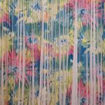 J Valentine J. Valentine Rave Festival Dance Kandi Club Rainbow Tie Dye Fringe Suede Skirt Photo 4