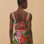 Farm Rio FLORAL ROMPER - SIZE SMALL- NWOT Photo 4