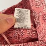 House of Harlow  1960 Smocked Tie Back Crop Top Pink Paisley Floral Medium NWOT Photo 6