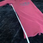 PINK - Victoria's Secret Pink by Victoria's Secret Womens Pocket Drawstring Maroon Wide Leg Sweatpants S Photo 9