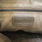 Neiman Marcus  Leather Weave Envelope Zip Purse Photo 5