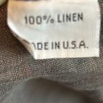 Bryn Walker Gray Linen Long Length One Button Jacket - size Large Photo 4