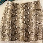 Honey Belle Snakeskin Mini Skirt  Photo 0