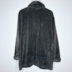 VTG LL Bean Womens Sherpa Fleece Jacket Cozy Outdoorsy USA Made Gray Medium Photo 5