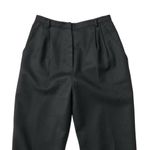 Vintage Valentino Boutique Wool Dress Trouser Pants Black Size 6 Photo 1