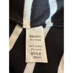 Michael Stars  Black and White Striped Tube Top Size Medium - MADE IN USA Photo 5