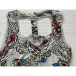 American Rag  Cie Womens Large Babydoll Y2K Sleeveless Multiprint‎ Artsy Photo 2