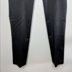 Tory Burch Women's Black Satin Pleated Tapered Dress Pants Size 6 Photo 3