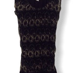 Max Studio  Women’s Size XS 100% Silk Black Belted Sleeveless Top Boho Dressy Blo Photo 0