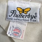 Vintage Flutterbye Colorblock Shift Dress and matching Jacket Ivory Red & Black White Size 14 Photo 5