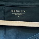 Athleta Top Womens Medium Teal Blue Drop Shoulder Stretch Long Sleeve Blouse Photo 6