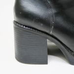No Boundaries Vintage 90s  Black Chunky Heeled Boots - Erin Photo 7