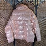 Venus NWOT  Pink Sequin Puffer Coat Size L Photo 7