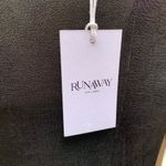 New NWT Runway The Label Slinky Black Slip Maxi Dress Size S Small Stretch Photo 5