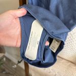 Aerie NWT Dusty Blue Ribbed Cross Back One Piece Cheeky Swimsuit Photo 3