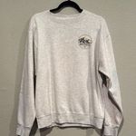 Blue 84 Gray Crewneck Sweater with Ribbed Cuffs Photo 0
