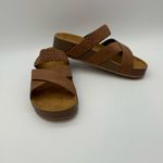 New. Brown Sandals for Women – Soft Cushioned Soles, Casual Warm Weather Wear Size 9 Photo 4