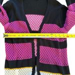 Boston Proper Crochet Knit Open Front Cardigan Sweater Duster Womans Small Photo 7