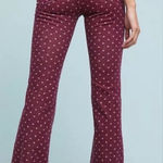 PilcroBurgundy corduroy   Boho chic Flare Jeans Photo 0