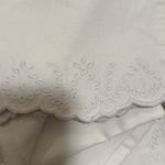 st. john's bay St. John’s Bay NWT mid rise crop white jeans plus size 18 detailed scallop Photo 2