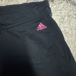 Adidas  Black/pink cropped track yoga workout pants Photo 2