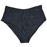 Aerie Black High Waisted Bikini Bottom Swimsuit Size L Photo 0