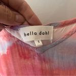 Bella Dahl Midi Dress Size Small Desert Abstract Pink Blue Tie Dye Cotton Candy Photo 1