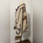Vintage Equestrian Tapestry Jacket Horse Girl Hounds Button Front XL *Flaw* Photo 12