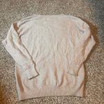 Cyrus  Womens Cable Knit Sweater Medium Beige Long‎ Sleeve Pullover Photo 4