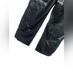 Faux Leather Wide Leg Trouser Large EUC Black Photo 9