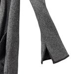 ZARA Knit Gray Black Waterfall Cardigan Size Medium Womens Photo 5