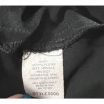 White House | Black Market WHBM Women's Black Wide-Leg Dress Pants‎ Size 6 Side Zip Embellished Belt Loops Photo 5