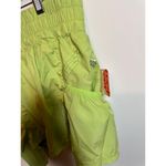 Brand New Free People Movement Women's Large Chartreuse Green Mini Skirt Photo 4