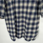 Vintage Warner Bros Tazmanian Devil Taz Flannel Nightgown Blue Plaid Siz… Size L Photo 8