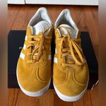 Adidas  Gazelle Mustard Yellow and White Sneakers Size 5 1/2 Photo 2